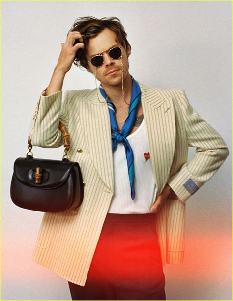 celebrities with gucci bags|harry styles Gucci.